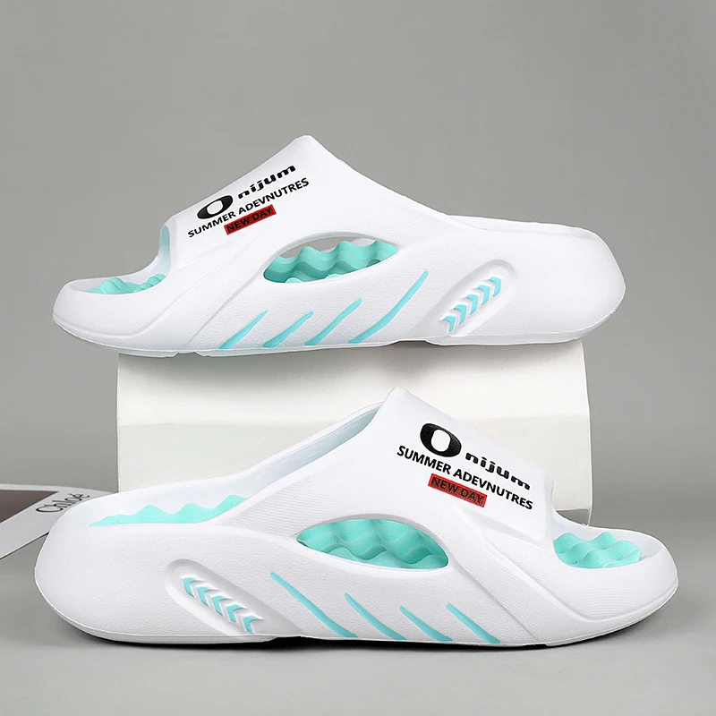 Soft Slippers Men Massage Indoor Outdoor Comfortable Sole