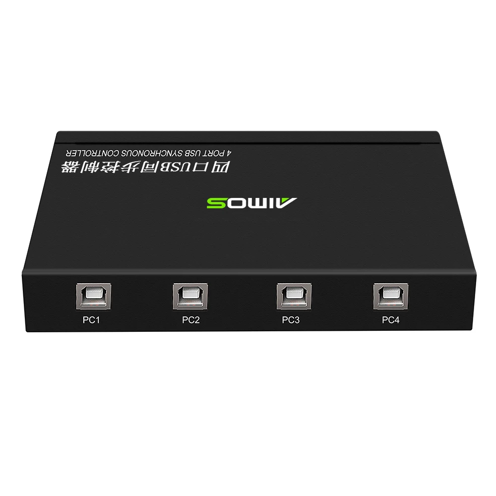 Kvm Switcher Usb Sincronizzatore Controllo 4 Pezzi Plug And Play Game Switch Usb 4 Porte Kvm Usb Sincrono Switch Controller Hub Usb