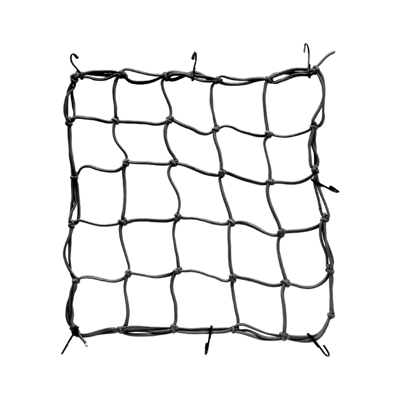 Elastic Cord Motorcycle Luggage Net 40x40cm Cargo Accessories Helmet Spider Mesh Motorbike Bikes Travel