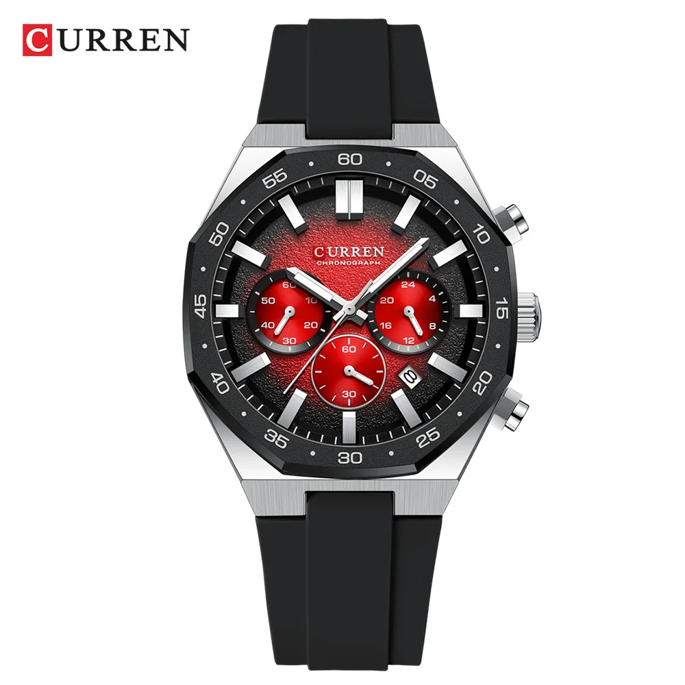 Classic Men's Quartz Watch Multifunction Luminous Chronograph Calendar Waterproof Sports Fashion Watches For Man_voghion.com