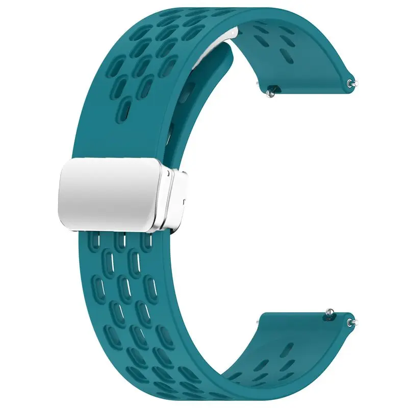 22mm Sports Silicone Magnetic Watch Strap Bracelet - Universal Band