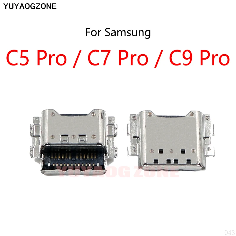 

2PCS/Lot For Samsung C5 Pro C5010 / C7 Pro C7010 / C9 Pro C9000 Type-C USB Charging Dock Charge Port Socket Jack Connector