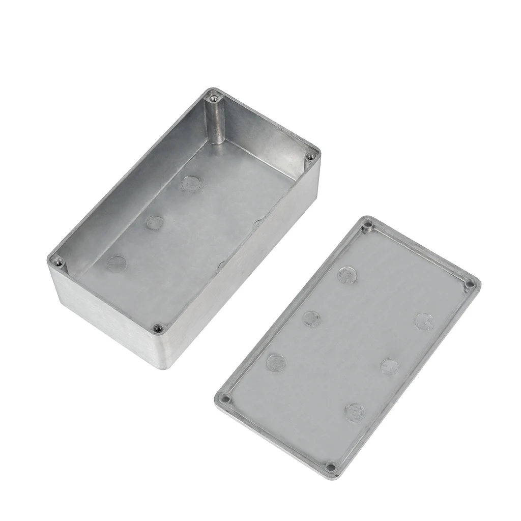 NAOMI Guitar Effect Pedal Aluminum Stomp Box Silver Diecast Aluminum Enclosures For DIY Electric Guitar Effect Pedal Case