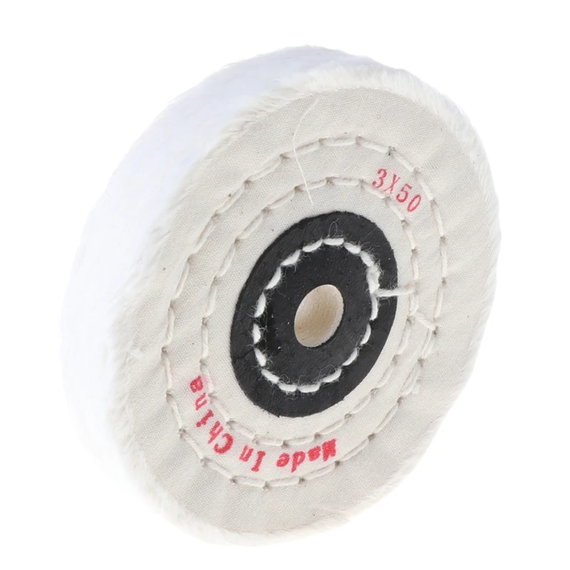 3'' Cloth Buffing Polishing Wheel Buffer Polish Jewelry Grinder Pad