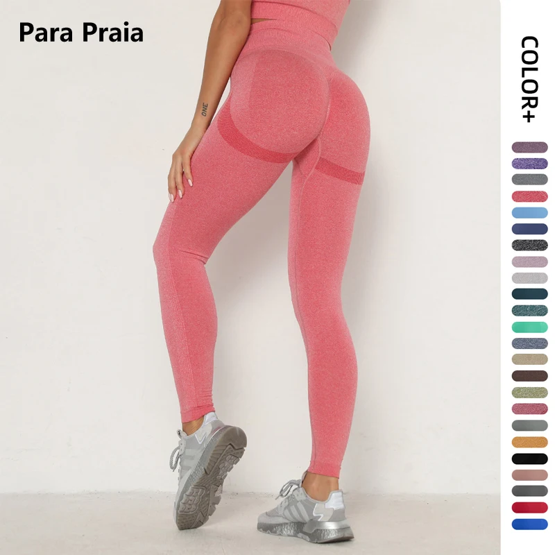 Leggings Senza Cuciture Push Up Leggings Sportivi Donna Palestra Running Yoga Pantaloni Vita Alta Energy Yoga Leggings Ragazza Palestra Fitness Leggin