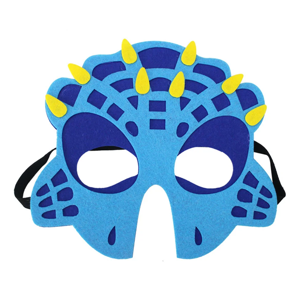 4 Pcs Felt Dinosaur Mask Child Kids Cosplay Inflatable Animal Educational Playthiny