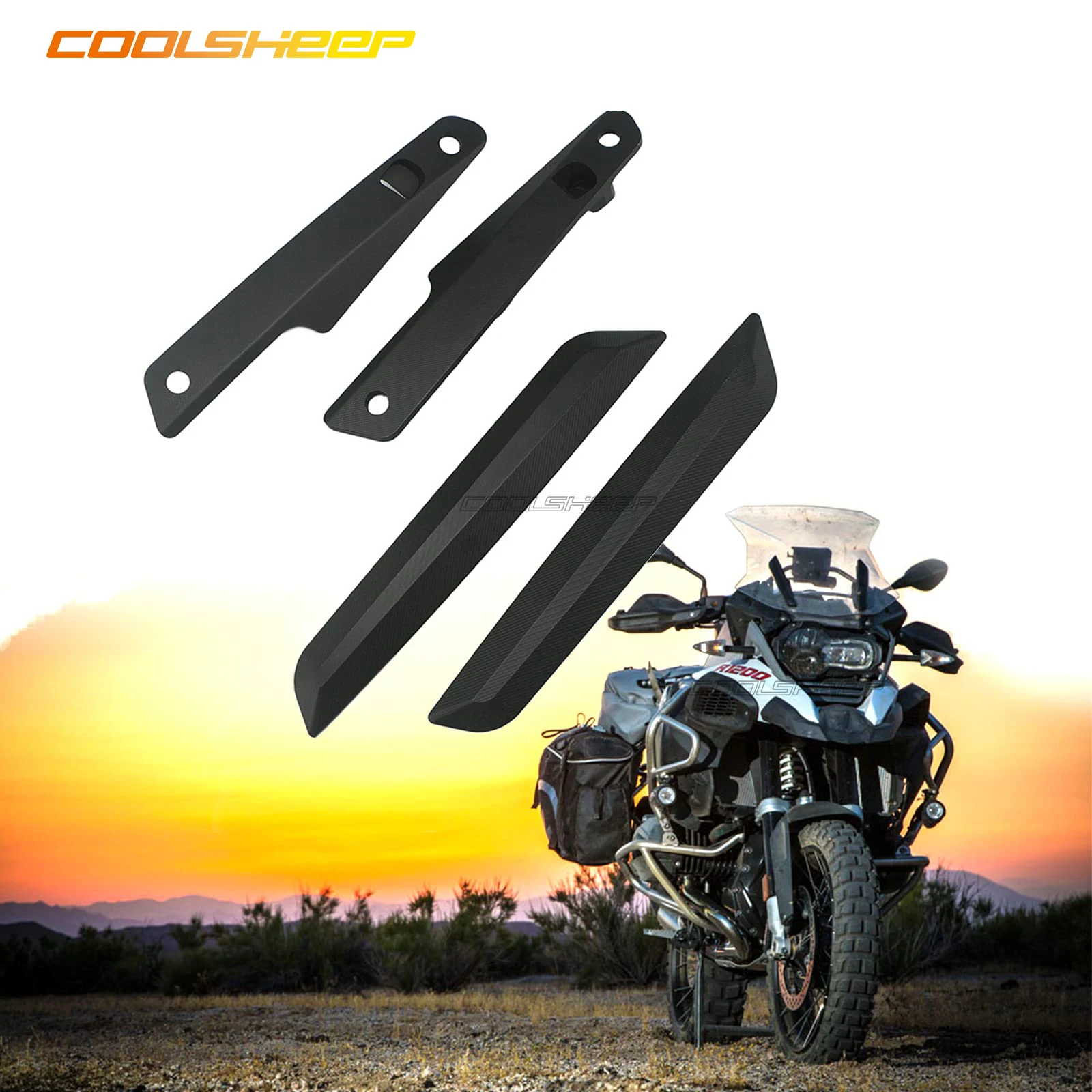 Motorcycle Windscreen Windshield Trim Inside Outer Bracket Holder Strip  Support Kit for BMW R1200GS R1200 GS R 1200 GS LC ADV 2013-2019 R1250GS  R1250