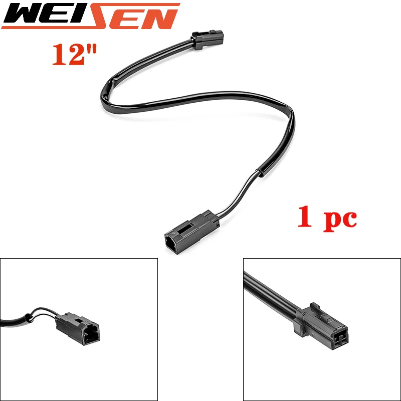 

12" 30cm Heated Grip Wiring Harness Extension For Harley Davidson Touring Softail Fat Boy Bob /Breakout Motorcycle Accessories
