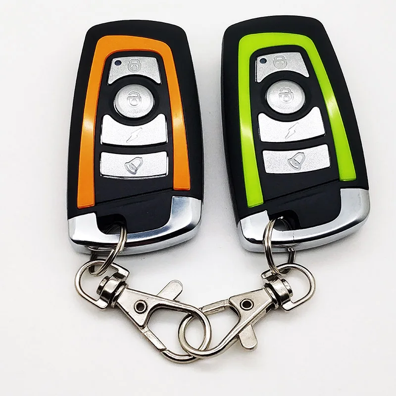 Motorcycle Alarm Universal Motorcycle Alarm System One-way with Engine Start Remote Control Key Fob 12V with Overload Protector