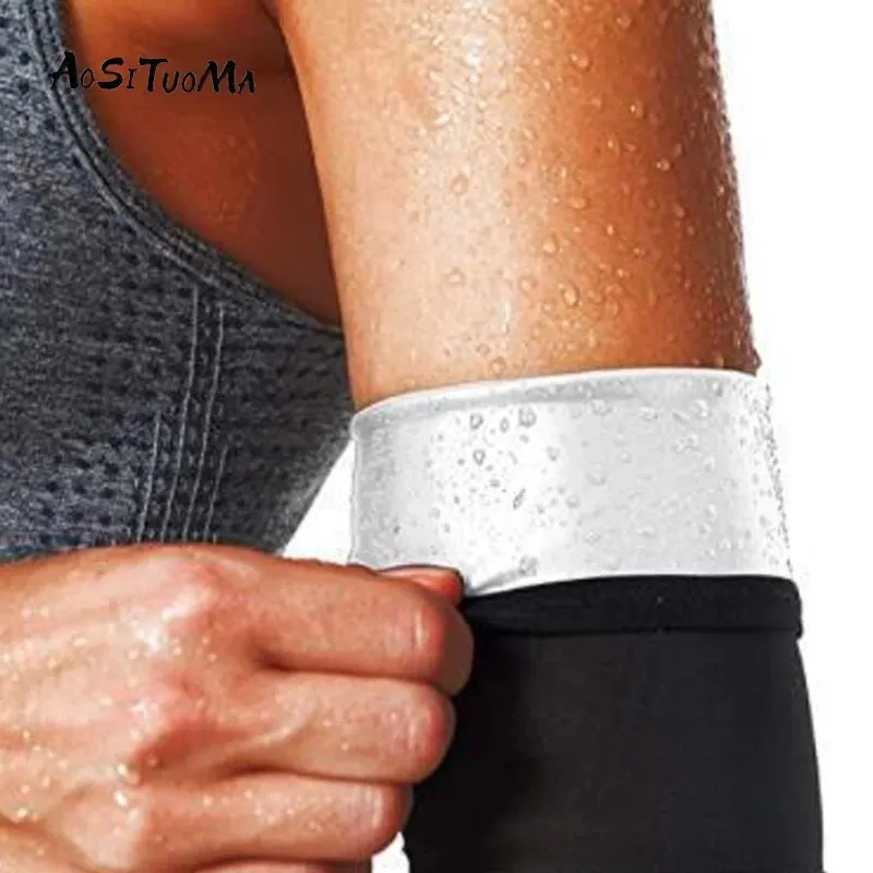 Sweat Arm Sleeve Body Sculpting Sports Fitness Protective Sleeve for Women Trim Band