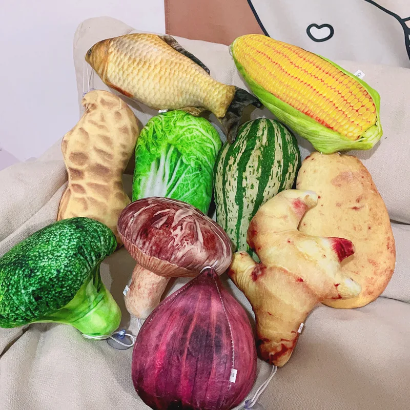 

Мини-Имитация овощей, плюшевые игрушки, овощи, плюшевая кукла, картофель, брокколи, капуста, лук, конфета, креативное украшение для дома