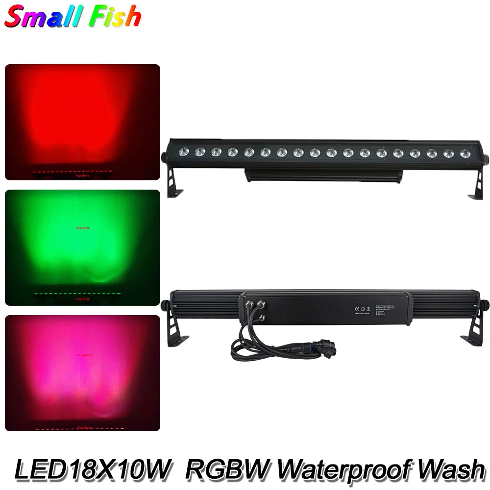 LED RGBW 18x10w Wall Wash Running Horse Stage Outdoor Lights Waterproof IP65 DMX Bar DJ Disco Party Wedding Decoration Effect