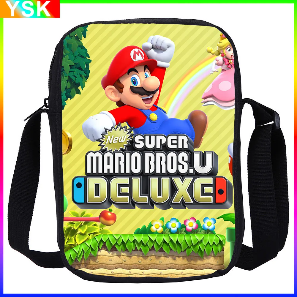 

New Mario Peripheral Primary and Secondary School Students Shoulder Bag Best Selling Shoulder Bag Children Messenger Bag