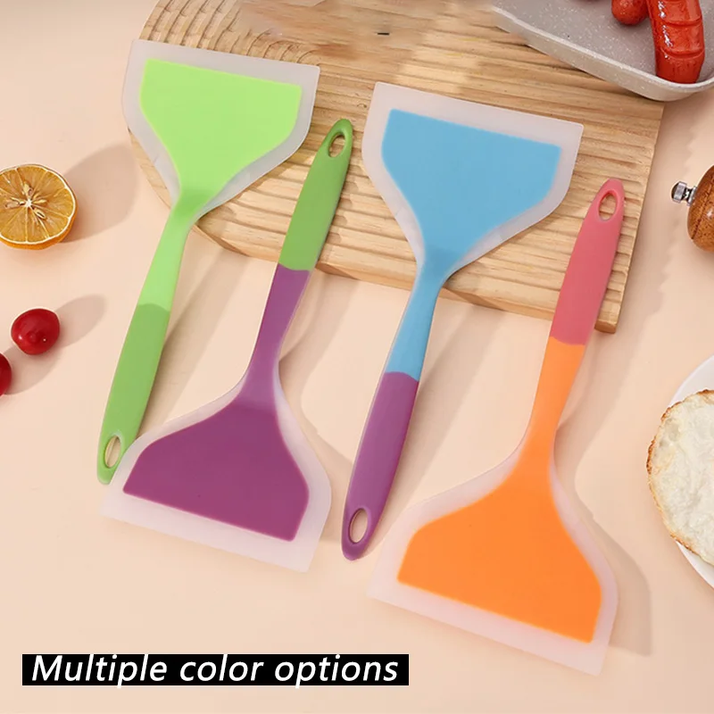 Non-stick Pan Special Spatula Silicone Wide Pancakes Spatula for Eggs Fish Pancake Pizza Kitchen Cooking Fried Shovel Tools