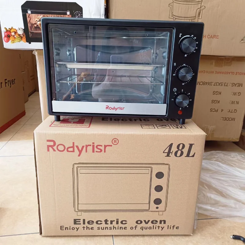 48L Multifunctional Electric Oven Household Large Capacity Double Heating Kitchen Appliances Pizza Oven  Electric Oven  Horno 2