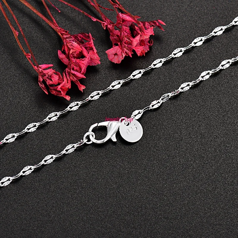 925 Sterling Silver Necklace 45-75CM