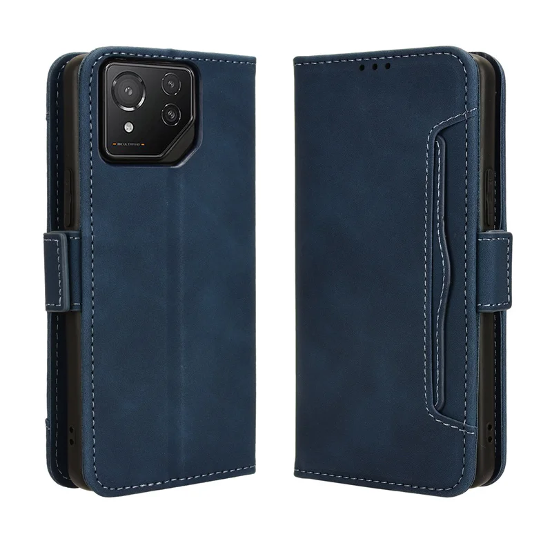 Per Asus Rog Phone 8 Pro 8 Custodia Premium Leather Flip Multi-Card Slot Cover Per Asus Rog Phone 8 Phone Case