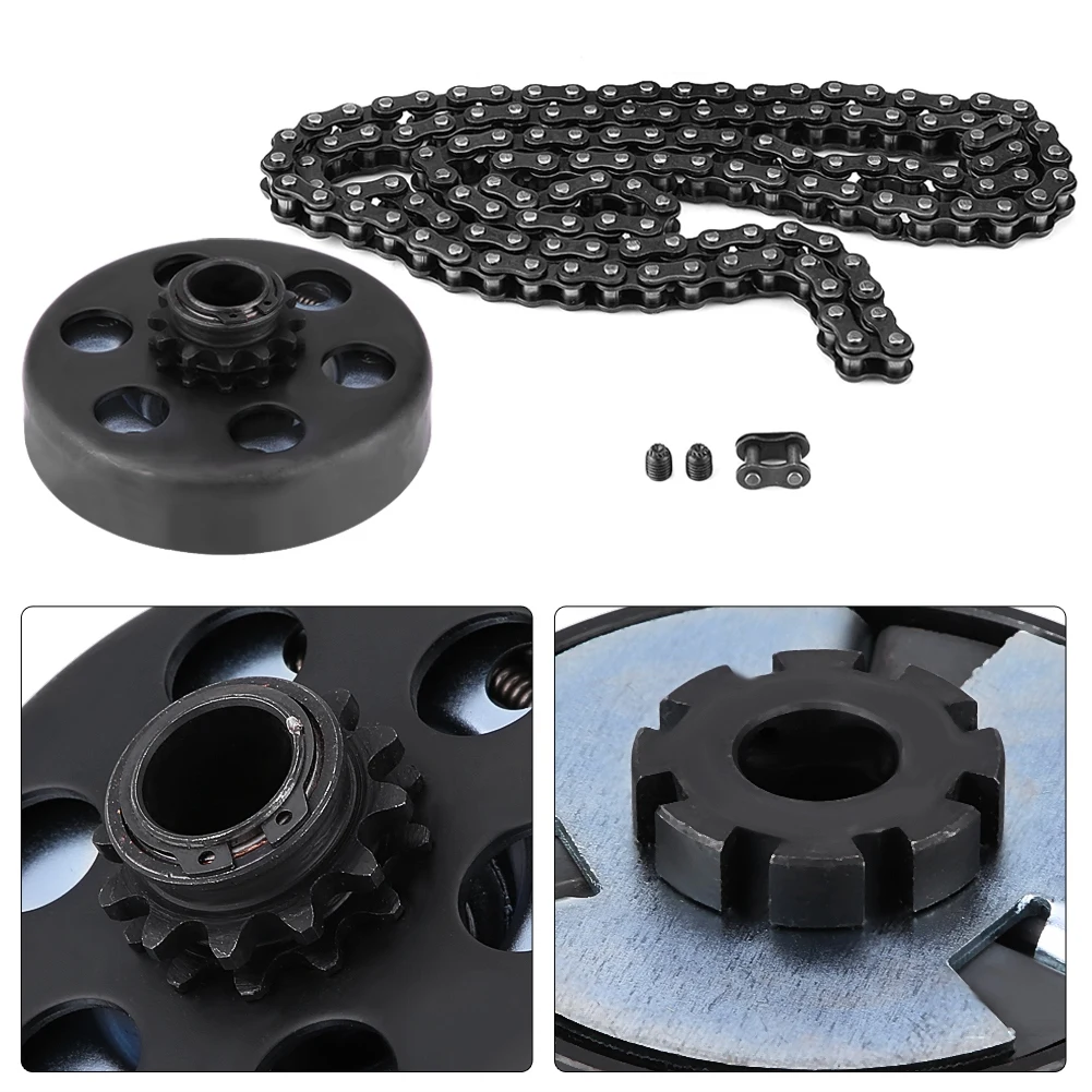 3/4 in Bore Centrifugal Centrifugal 3/4" Bore 12 Tooth #35 Chain Screw Sets for Kart 6.5HP PBH540687
