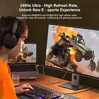 8K 60HZ 4K 120HZ 2K 240Hz HDMI 2.1 Cable For PS5 XBox HDTV PC Monitor 48Gbps High Speed eARC HDR Video Cable 1M 2M 3M 5M 7M 10M - Image 5