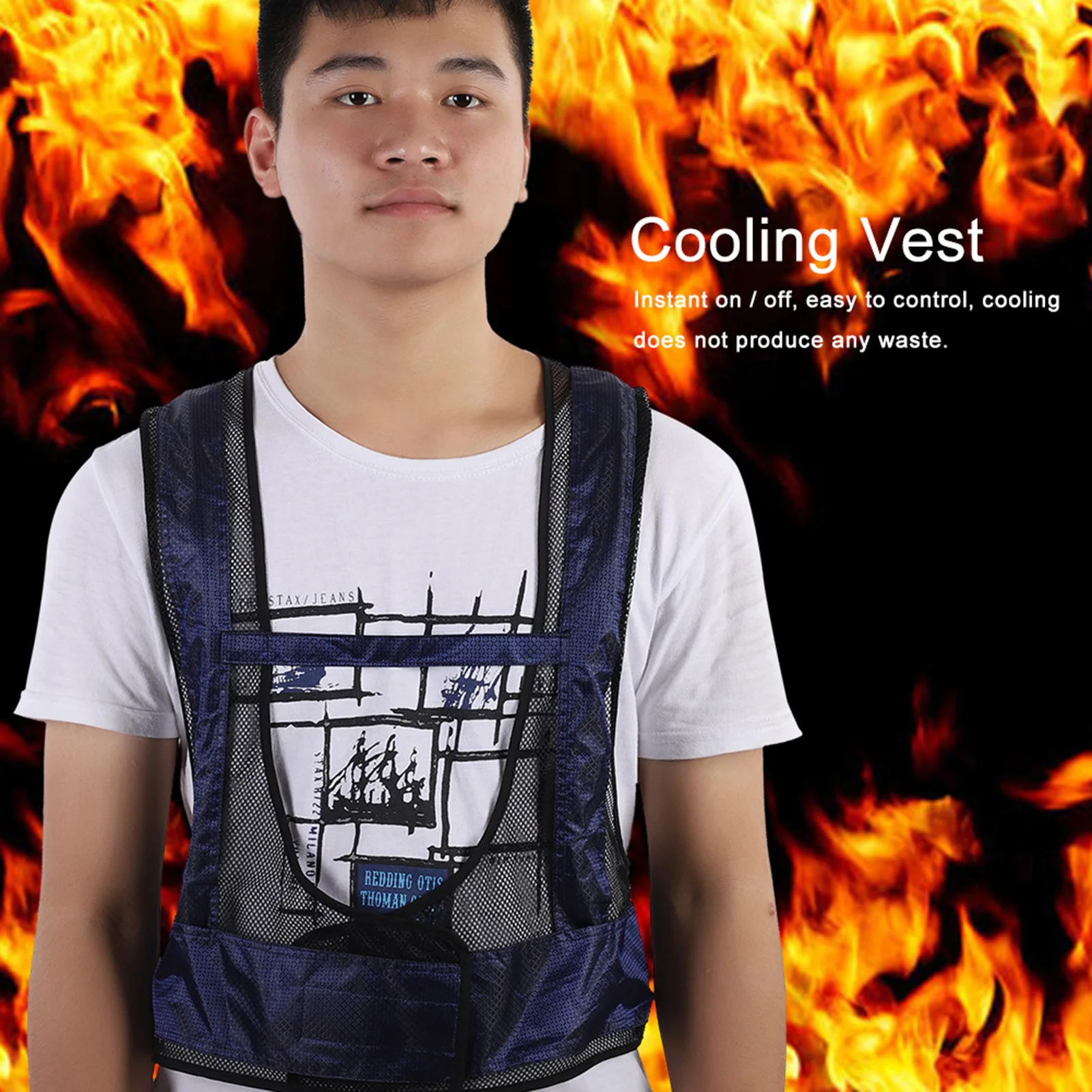 Air Compressed Cooling Vest Waistcoat Welding Steel Air Compressed Cooling Vest Eddy Tube Air Conditioner Waistcoat Cooling Vest
