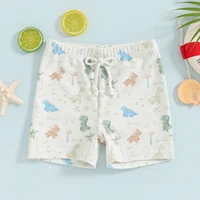 ma&baby 6M-4Y Newborn Infant Toddler Baby Boy Swimsuit Dinosaur Coconut tree Print Shorts Kid Swimwear Beachwear 2