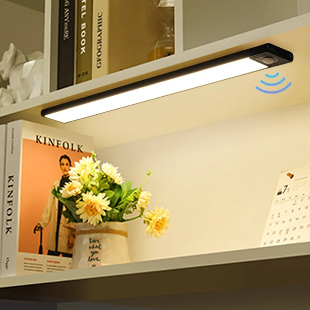 Motion Sensor Kitchen Lighting Lamp with Charging Cable Magnetic Smart Lights Detachable Easy Installation Housewear Furnishings