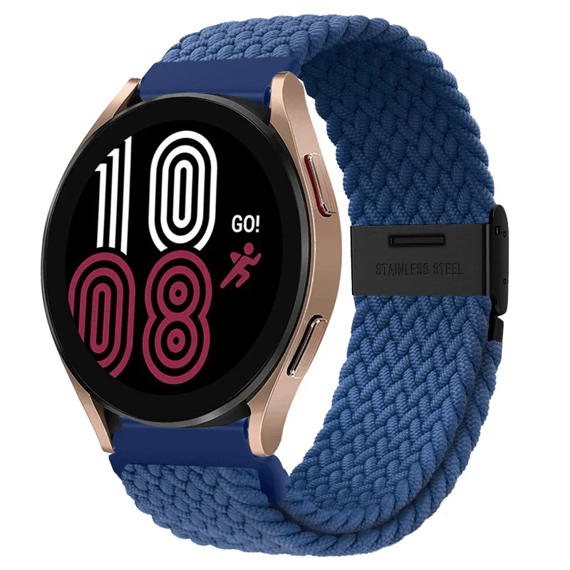 Braided Elastic Nylon Band - 20mm/22mm - Multi-Functional Smartwatch Bracelet