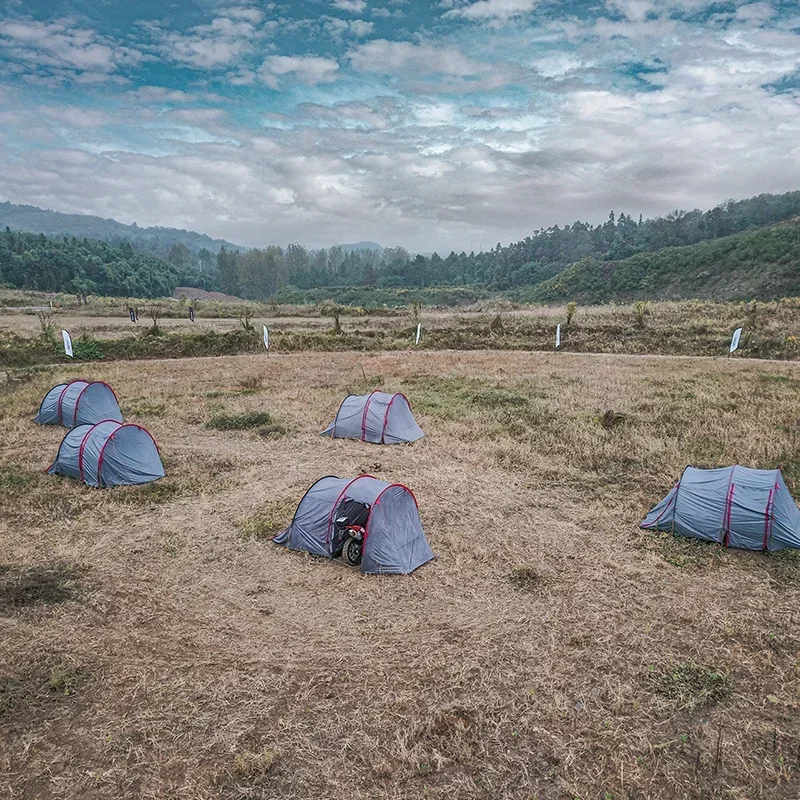 Motorcycle Hiking Outdoor Camping Cloud Tourer Double Layers 2 Man Tent Ultralight camping tent,portable tent