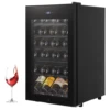 Wine Cooler Refrigerator-24-Bottle Capacity,Compressor Freestanding Beverage Fridge,Digital LED Touch Control 1