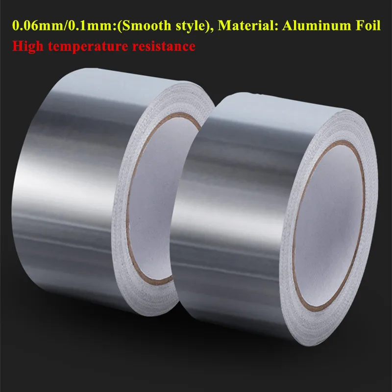 High temperature resistance aluminum foil tape kitchen pipe repair adhesive sealing heat insulation leak proof