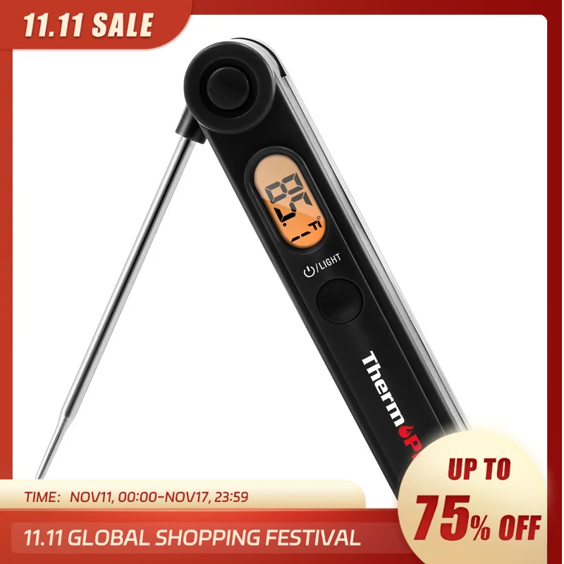  ThermoPro TP03 Instant Reading Kitchen Cooking Digital Meat Thermometer For Grilling Barbecue 