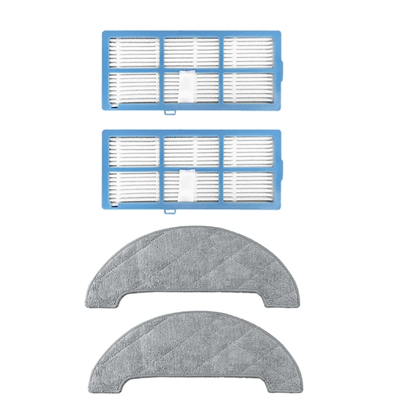 

2Set Replacement Accessories For Proscenic 850T Vacuum Cleaner, HEPA Filter-3 & Mop Cloth-4