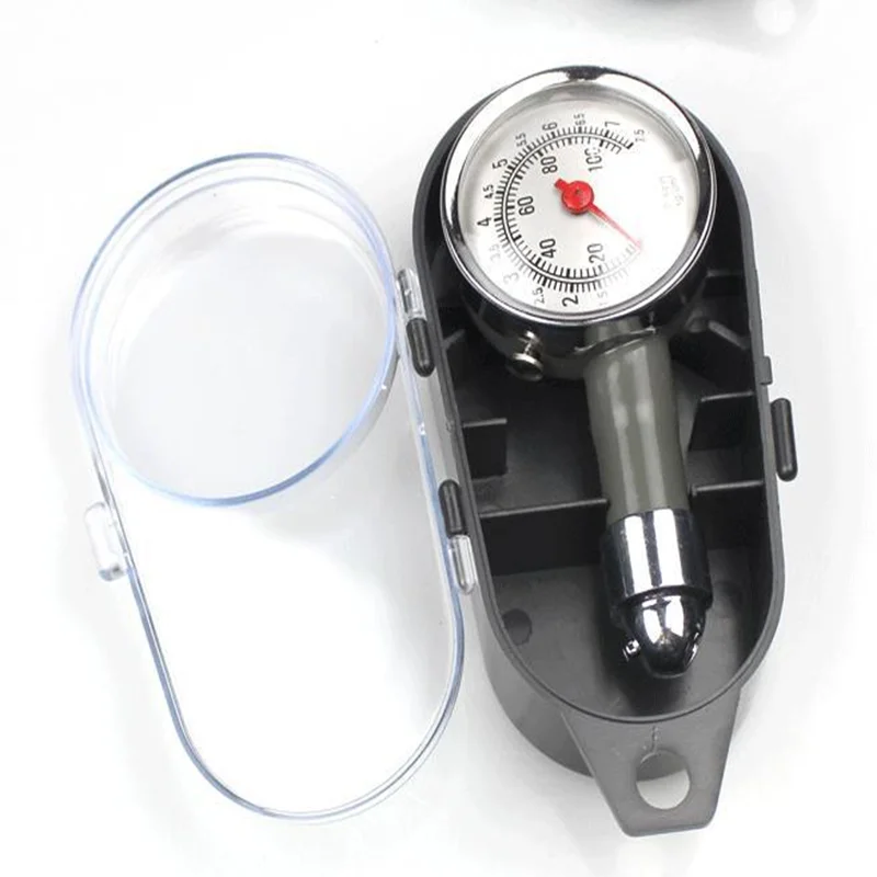 Mechanical High-precision Automotive Tire Pressure Gauge Box Tire Pressure Gauge Multi-functional