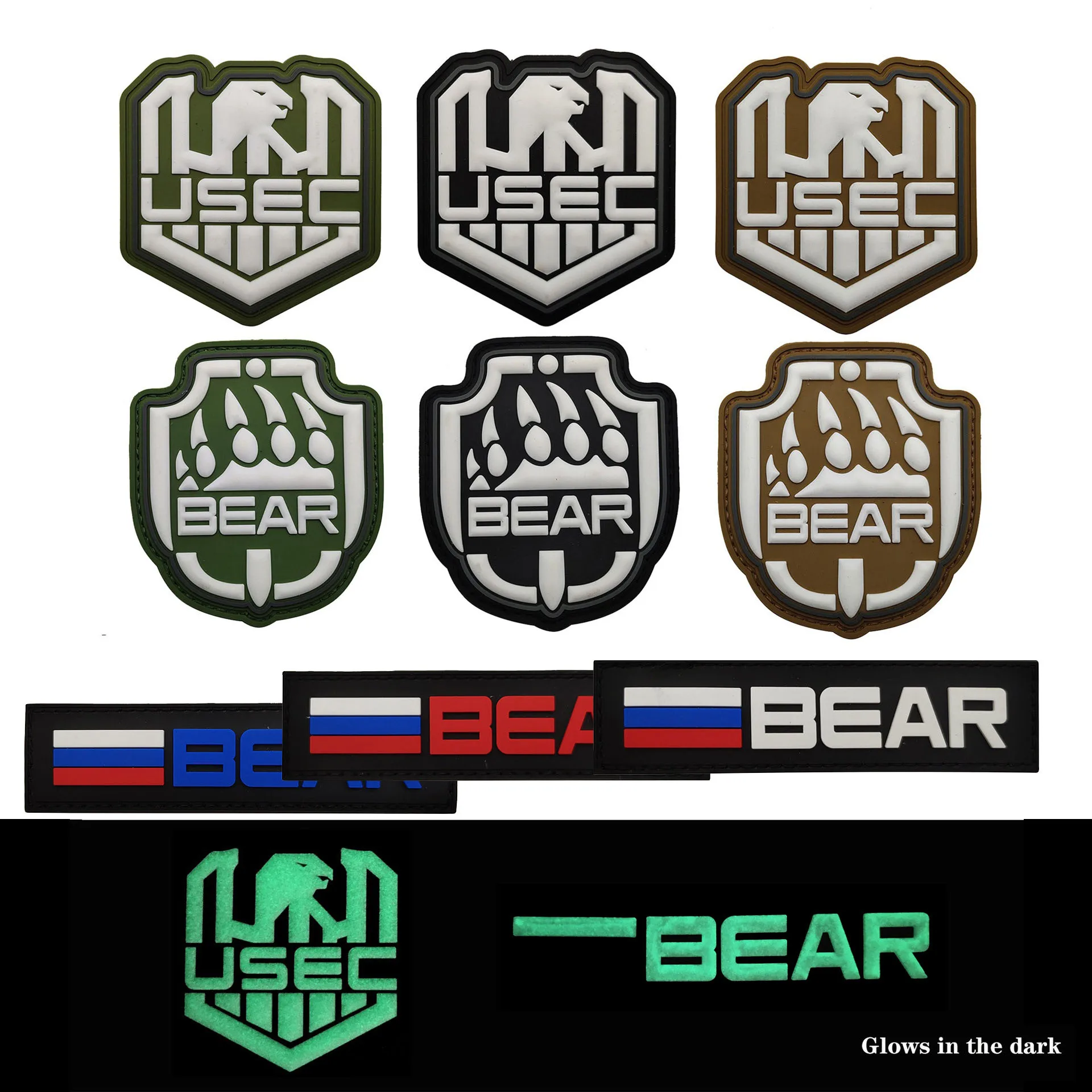 Russia Escape From Tarkov PVC Patch Tactical Armband Hook and Loop