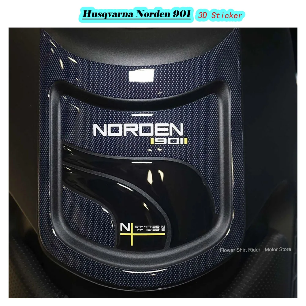 Per Husqvarna Norden 901 2023 3D Moto Blower Sticker Adesivi Decorativi Resistenti Ai Graffi