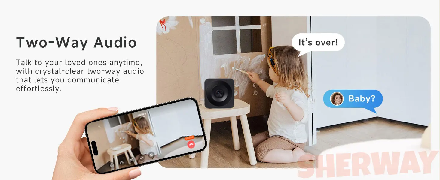 Night vision demonstration of Tuya 2K camera