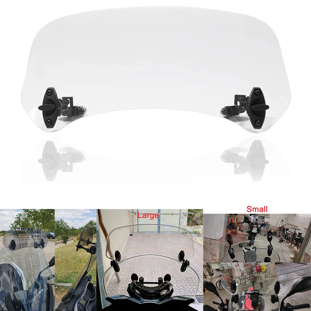 Motorcycle Windshield Deflector Extension Motorcycle Windshield
