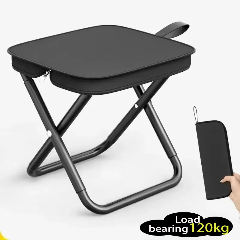 Outdoor Portable Multifunctional Picnic Camping Folding Chair Fishing Stool Fishing Accessories