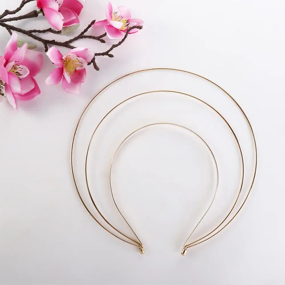 Angel Gold Hairbands Sylish Hair Hoop Bridal Wedding Headband Women DIY Headband Korean Hair Hoop Halo Hair Crown Thin