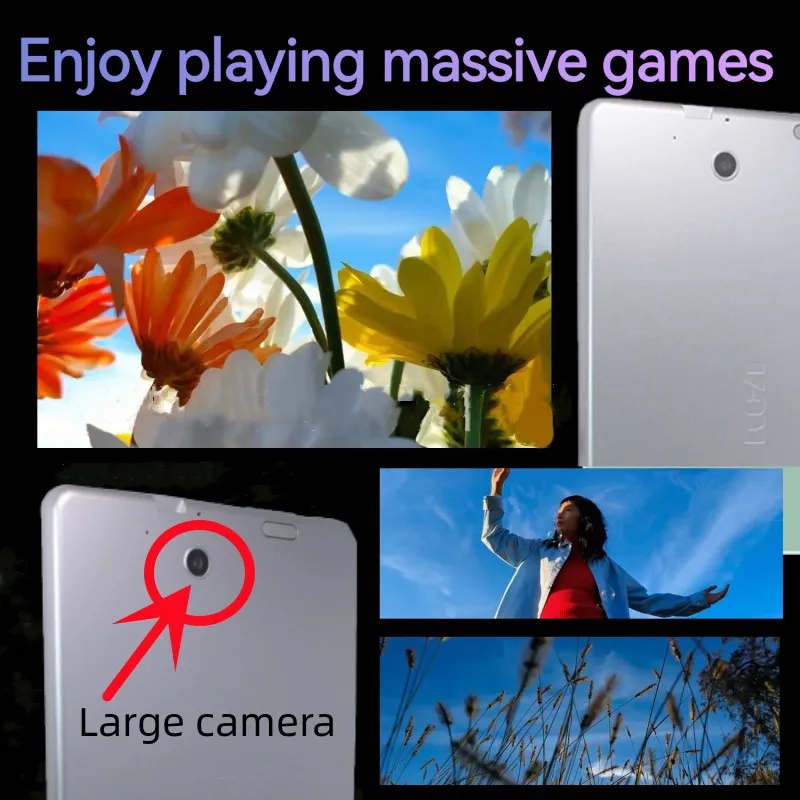 2025 New Windows 10 Tablets 10.1 Inch 2GB RAM 32GB ROM Quad Core Processor Bluetooth-Compatible HD IPS Screen Dual Camear Tablet 2