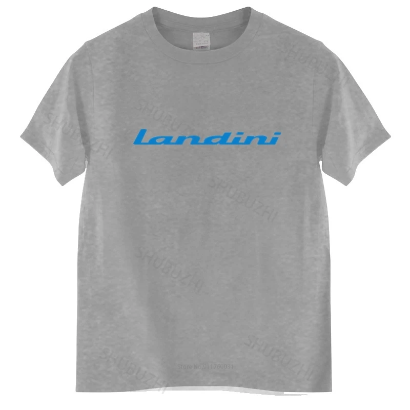 Maglietta In Cotone Da Uomo Girocollo Top Trattori Landini T-Shirt Vari Trattori Agricoli T-Shirt Nera Homme Di Dimensioni Maggiori