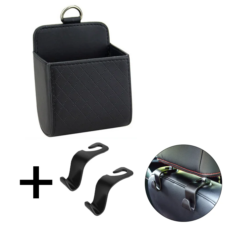 Black with 2 Hooks