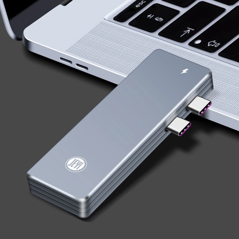 JEYI NVME HDD 인클로저, MBP 고속 모바일 하드 드라이브 인클로저, 사이드 인서트 SSD 박스, 맥북에 적합