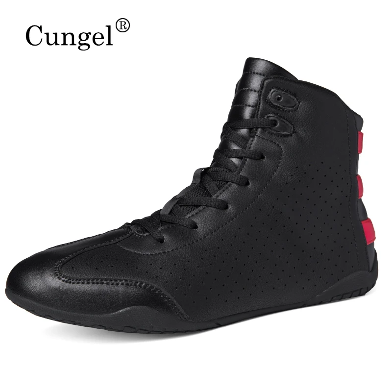 ProfessionalUnisexHightopWrestlingShoesBoxingFightingTraining