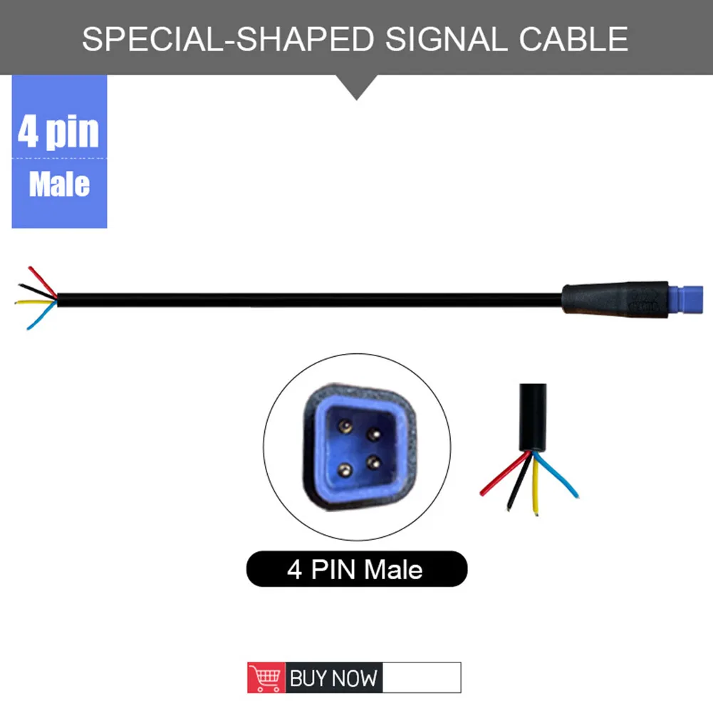 Ebike Geformter Stecker 2/3/4/5/6 Pin Kabel Heißer Verkauf Wasserdichter Stecker Signalleitung Verlängerungskabel Heißer Verkauf Julet Stecker – Detail 5
