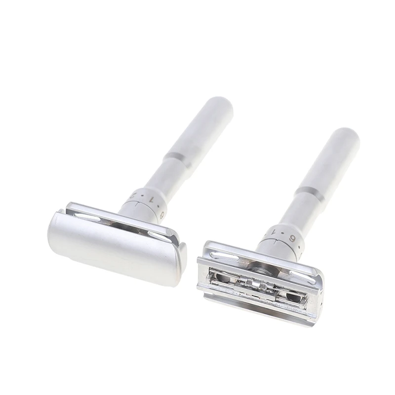 Double-edged Classic Handle Razor with 5 Blades