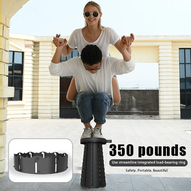 Telescopic Stool Retractable Stool Folding Chiar Fishing Chair Portable Camping Hiking Stool Outdoor Furniture Mini Chair