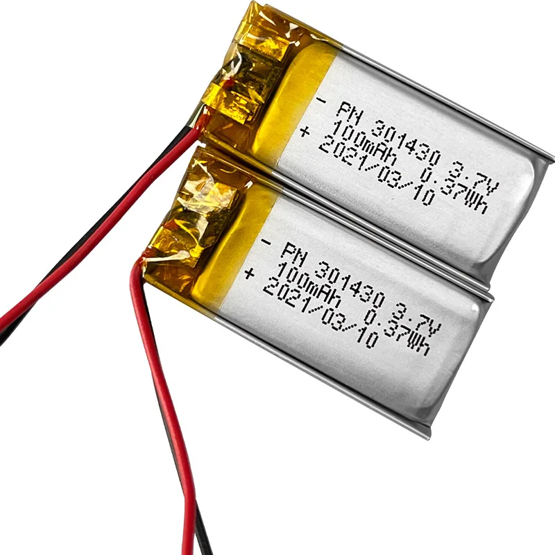 ちゃむ リチウムポリマーバッテリー301430-100mah,スマートブレスレット