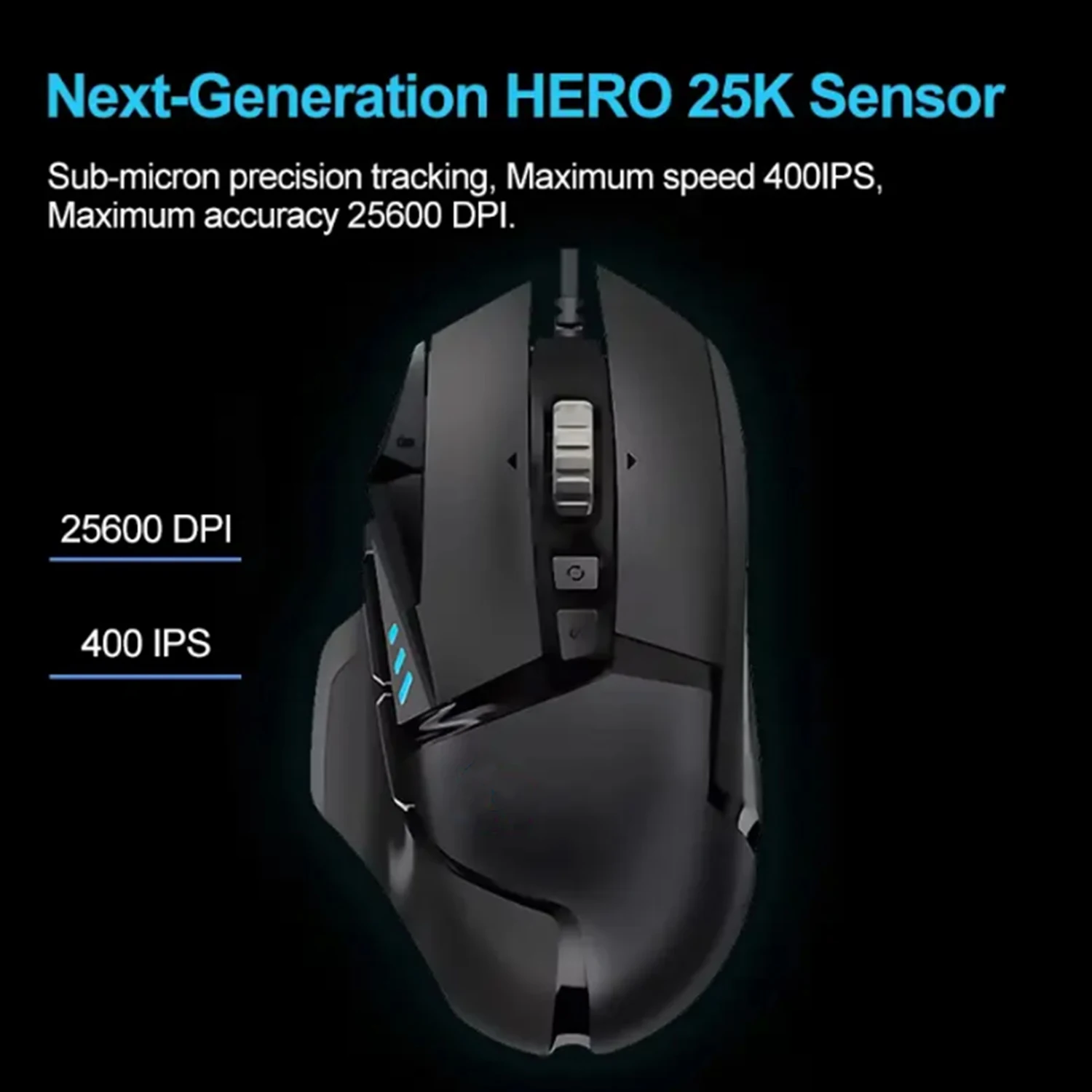 G502 Hero Gaming Mouse Adjustable Weight Ergonomic High Performance E-Sports Gaming Mouse For Gamer Accessoiry