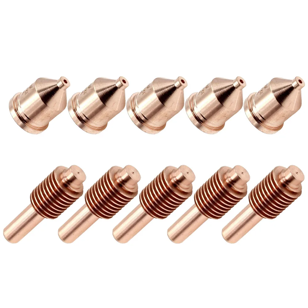 

Enhance Your Cutting Performance with 10pcs Electrodes120926 Nozzles & Torch Tips 60A 120931 for 1250 Plasma Cutter